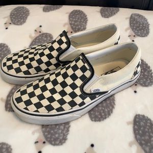 vans slip on checkerboard
